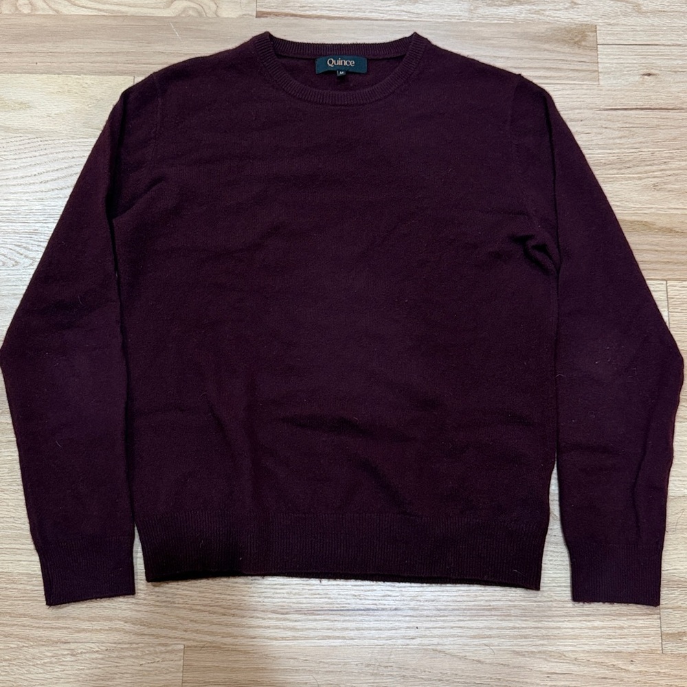 Quince 100% mongolian cashmere crewneck sweater size medium